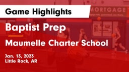 Baptist Prep  vs Maumelle Charter School Game Highlights - Jan. 13, 2023