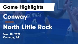 Conway  vs North Little Rock  Game Highlights - Jan. 18, 2022