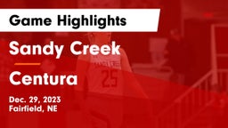 Sandy Creek  vs Centura  Game Highlights - Dec. 29, 2023