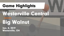 Westerville Central  vs Big Walnut Game Highlights - Jan. 8, 2019