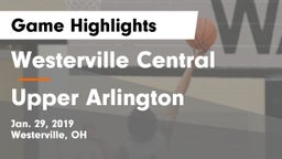 Westerville Central  vs Upper Arlington  Game Highlights - Jan. 29, 2019