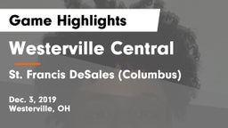 Westerville Central  vs St. Francis DeSales  (Columbus) Game Highlights - Dec. 3, 2019