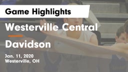 Westerville Central  vs Davidson  Game Highlights - Jan. 11, 2020
