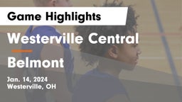 Westerville Central  vs Belmont  Game Highlights - Jan. 14, 2024