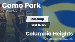Matchup: Como Park High vs. Columbia Heights  2017