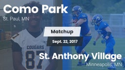 Matchup: Como Park High vs. St. Anthony Village  2017