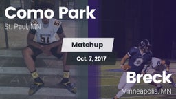 Matchup: Como Park High vs. Breck  2017