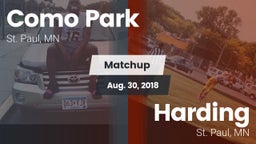 Matchup: Como Park High vs. Harding  2018