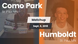 Matchup: Como Park High vs. Humboldt  2018