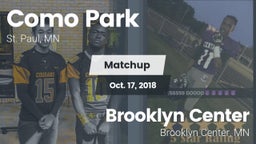 Matchup: Como Park High vs. Brooklyn Center  2018