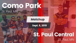 Matchup: Como Park High vs. St. Paul Central  2019