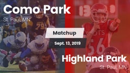 Matchup: Como Park High vs. Highland Park  2019
