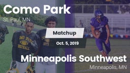 Matchup: Como Park High vs. Minneapolis Southwest  2019