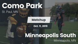 Matchup: Como Park High vs. Minneapolis South  2019
