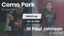 Matchup: Como Park High vs. St Paul Johnson  2020