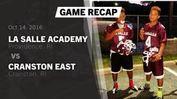 Recap: La Salle Academy vs. Cranston East  2016