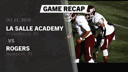 Recap: La Salle Academy vs. Rogers  2016