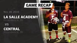 Recap: La Salle Academy vs. Central  2016