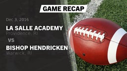 Recap: La Salle Academy vs. Bishop Hendricken  2016