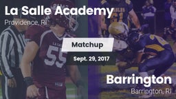 Matchup: LaSalle Academy vs. Barrington  2017