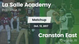 Matchup: LaSalle Academy vs. Cranston East  2017