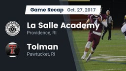 Recap: La Salle Academy vs. Tolman  2017