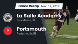 Recap: La Salle Academy vs. Portsmouth  2017