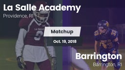 Matchup: LaSalle Academy vs. Barrington  2018