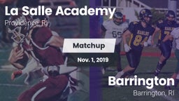 Matchup: LaSalle Academy vs. Barrington  2019