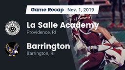 Recap: La Salle Academy vs. Barrington  2019