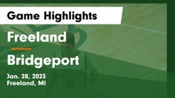 Freeland  vs Bridgeport  Game Highlights - Jan. 28, 2023