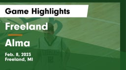 Freeland  vs Alma  Game Highlights - Feb. 8, 2023