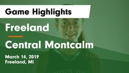 Freeland  vs Central Montcalm Game Highlights - March 14, 2019