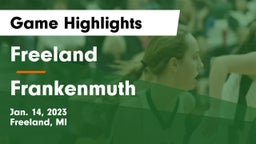 Freeland  vs Frankenmuth  Game Highlights - Jan. 14, 2023