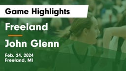 Freeland  vs John Glenn  Game Highlights - Feb. 24, 2024