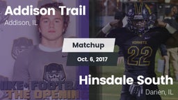 Matchup: Addison Trail High vs. Hinsdale South  2017