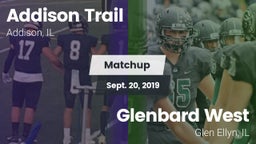 Matchup: Addison Trail High vs. Glenbard West  2019