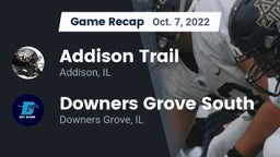 Recap: Addison Trail  vs. Downers Grove South  2022