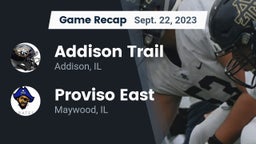 Recap: Addison Trail  vs. Proviso East  2023