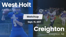Matchup: West Holt High vs. Creighton  2017