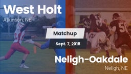 Matchup: West Holt High vs. Neligh-Oakdale  2018