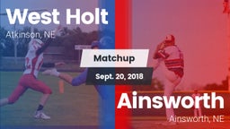 Matchup: West Holt High vs. Ainsworth  2018
