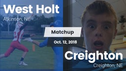 Matchup: West Holt High vs. Creighton  2018