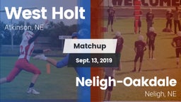Matchup: West Holt High vs. Neligh-Oakdale  2019