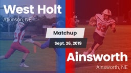 Matchup: West Holt High vs. Ainsworth  2019