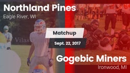 Matchup: Northland Pines vs. Gogebic Miners 2017