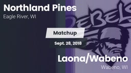 Matchup: Northland Pines vs. Laona/Wabeno 2018