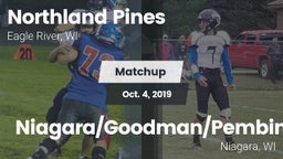 Matchup: Northland Pines vs. Niagara/Goodman/Pembine  2019