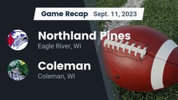 Recap: Northland Pines  vs. Coleman  2023