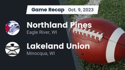 Recap: Northland Pines  vs. Lakeland Union  2023